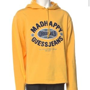 madhappy guess originals yellow hoodie